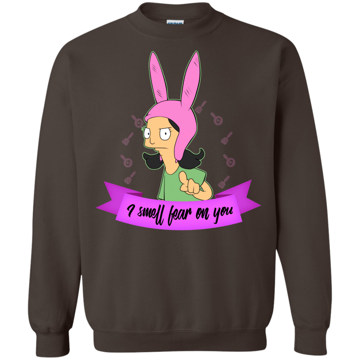 Sweatshirts Dark Chocolate / Small Louise Smell Fear Crewneck Sweatshirt