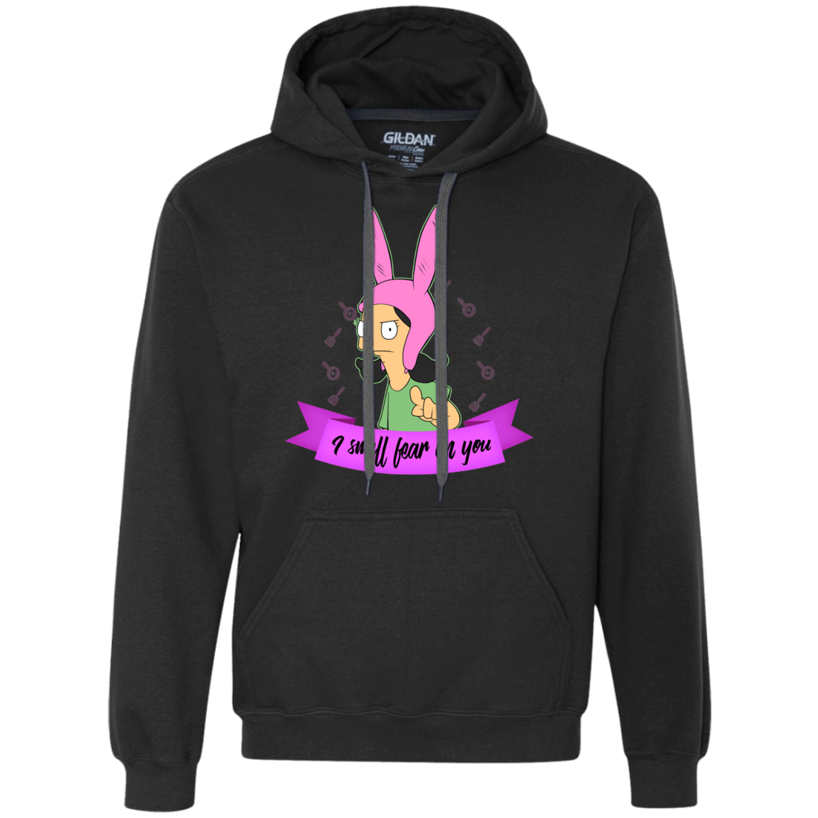 Sweatshirts Black / Small Louise Smell Fear Premium Fleece Hoodie