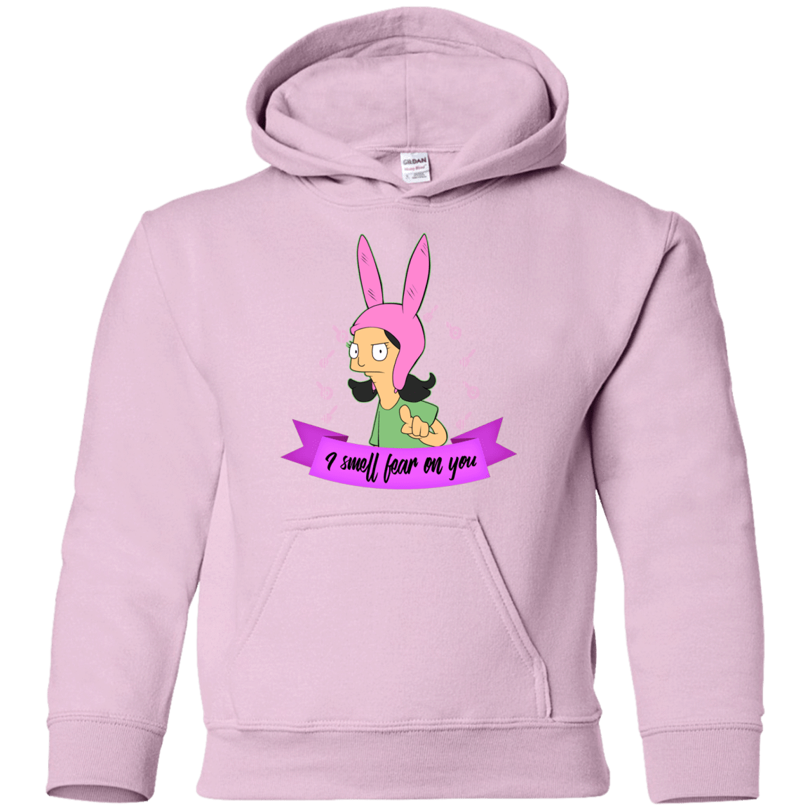 Sweatshirts Light Pink / YS Louise Smell Fear Youth Hoodie