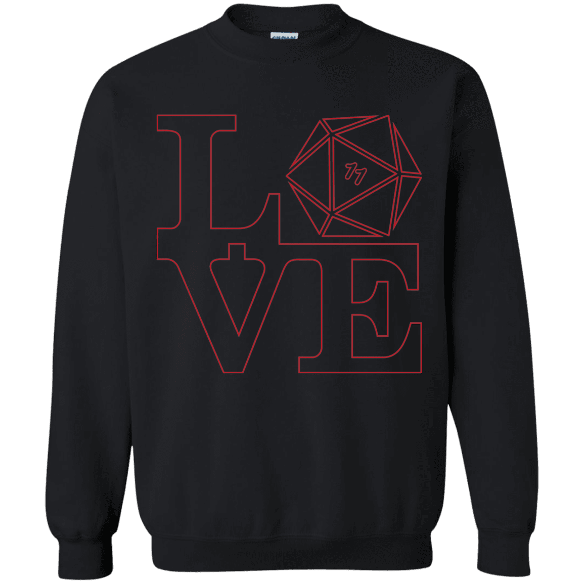 Sweatshirts Black / Small Love 11 Crewneck Sweatshirt