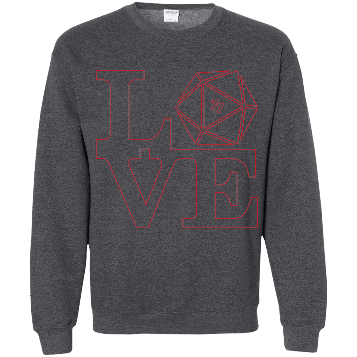 Sweatshirts Dark Heather / Small Love 11 Crewneck Sweatshirt