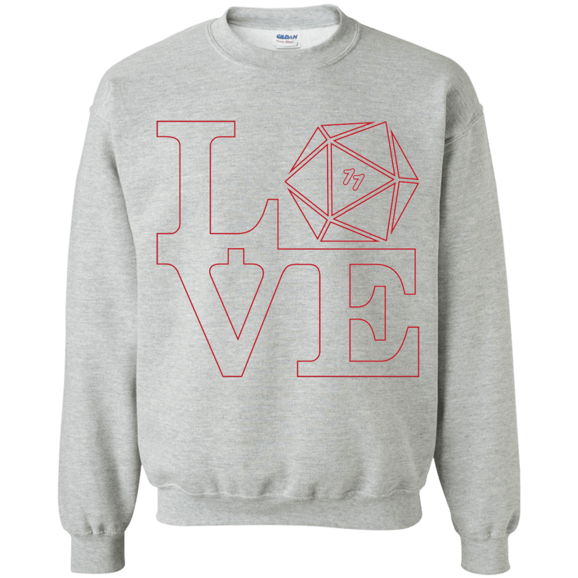 Sweatshirts Sport Grey / Small Love 11 Crewneck Sweatshirt