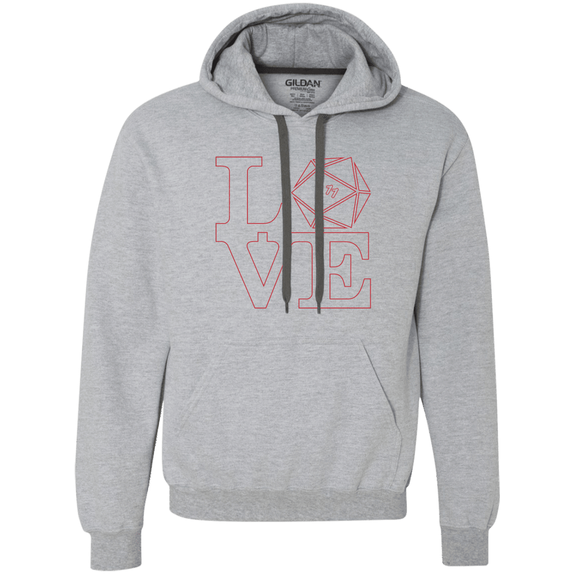 Sweatshirts Sport Grey / Small Love 11 Premium Fleece Hoodie