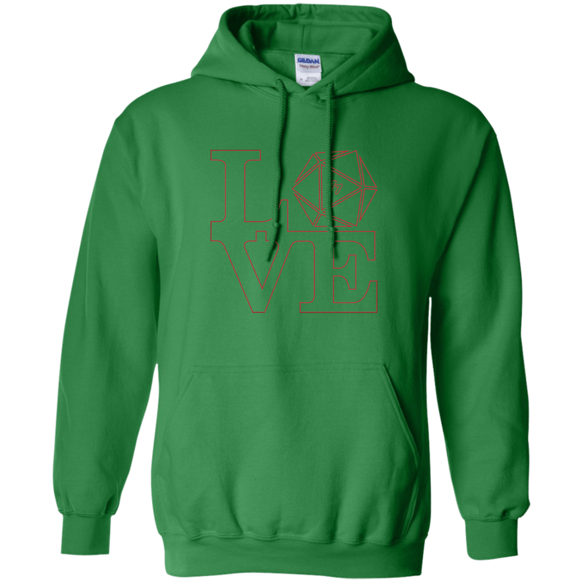Sweatshirts Irish Green / Small Love 11 Pullover Hoodie