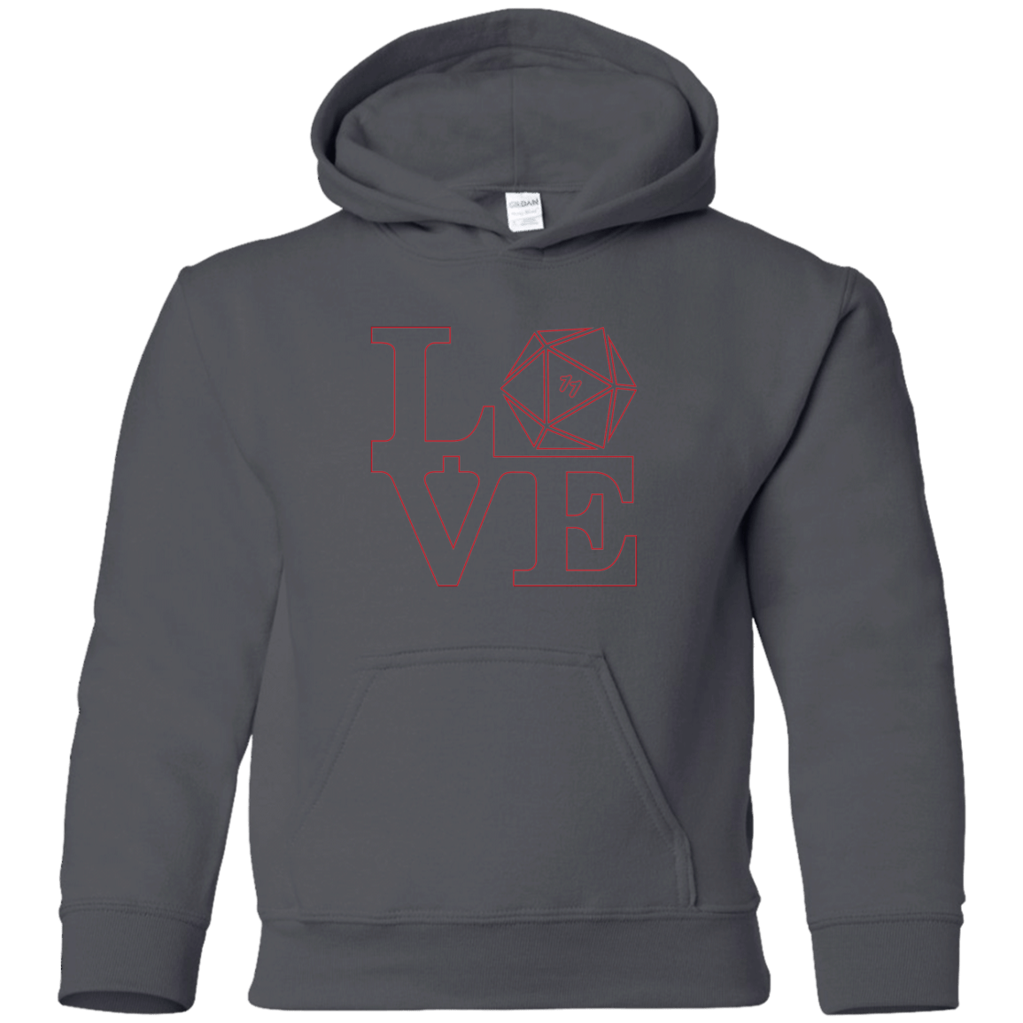 Sweatshirts Charcoal / YS Love 11 Youth Hoodie