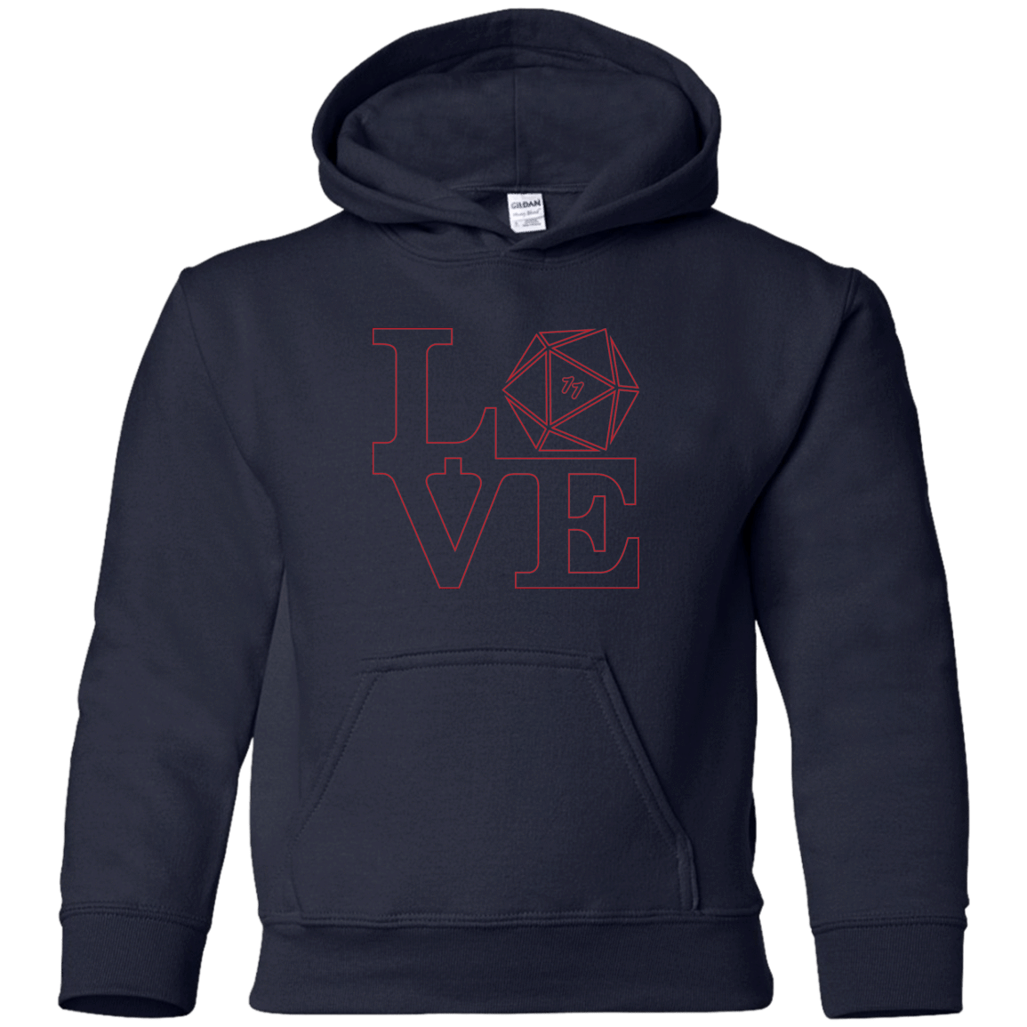 Sweatshirts Navy / YS Love 11 Youth Hoodie