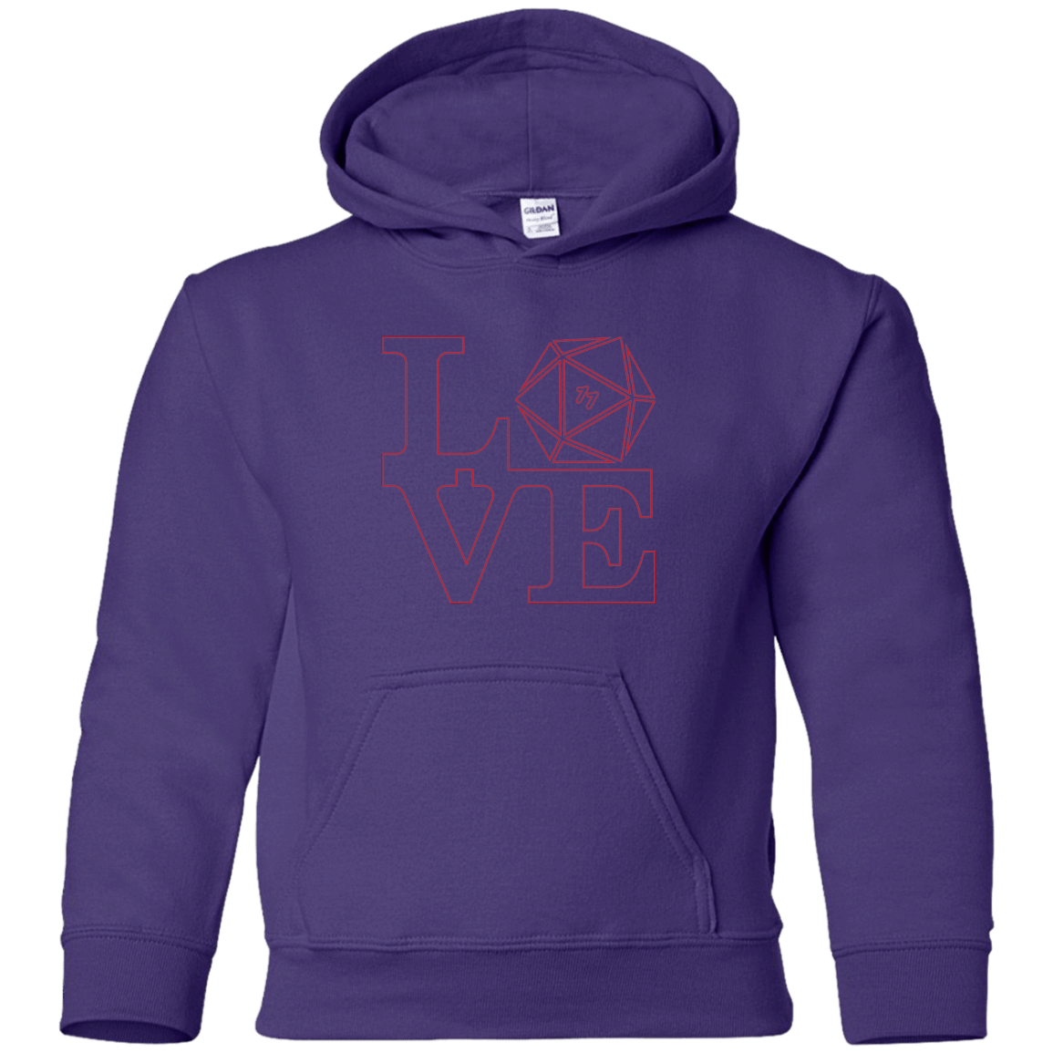 Sweatshirts Purple / YS Love 11 Youth Hoodie
