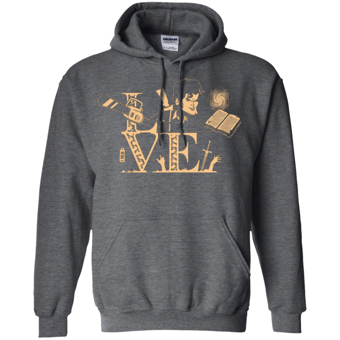 Sweatshirts Dark Heather / Small Love Ash Pullover Hoodie