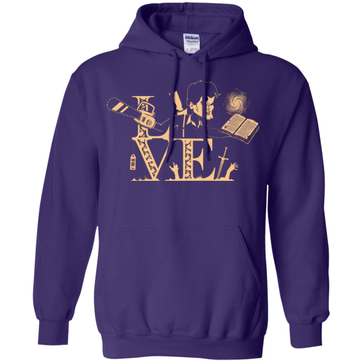 Sweatshirts Purple / Small Love Ash Pullover Hoodie