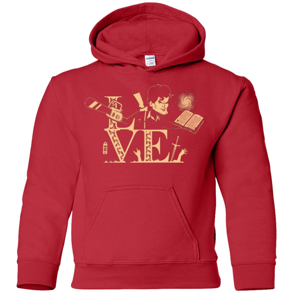 Sweatshirts Red / YS Love Ash Youth Hoodie