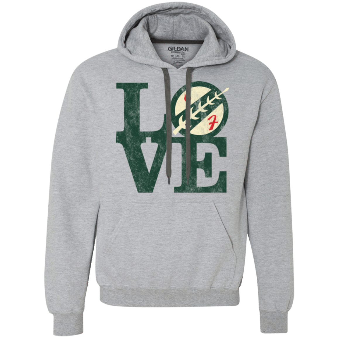 Sweatshirts Sport Grey / Small LOVE Boba Premium Fleece Hoodie