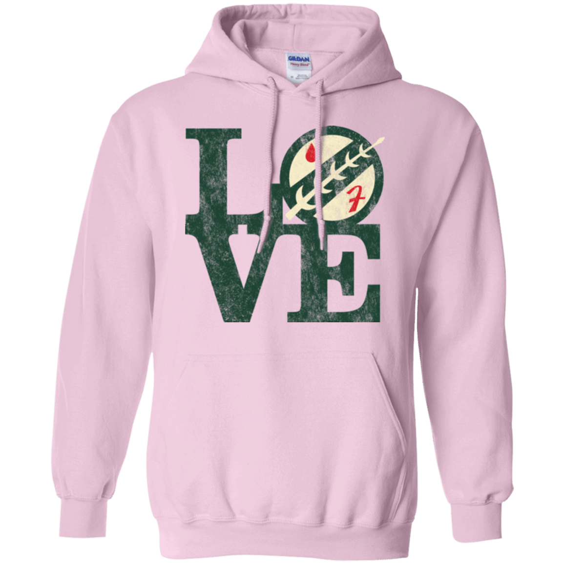 Sweatshirts Light Pink / Small LOVE Boba Pullover Hoodie