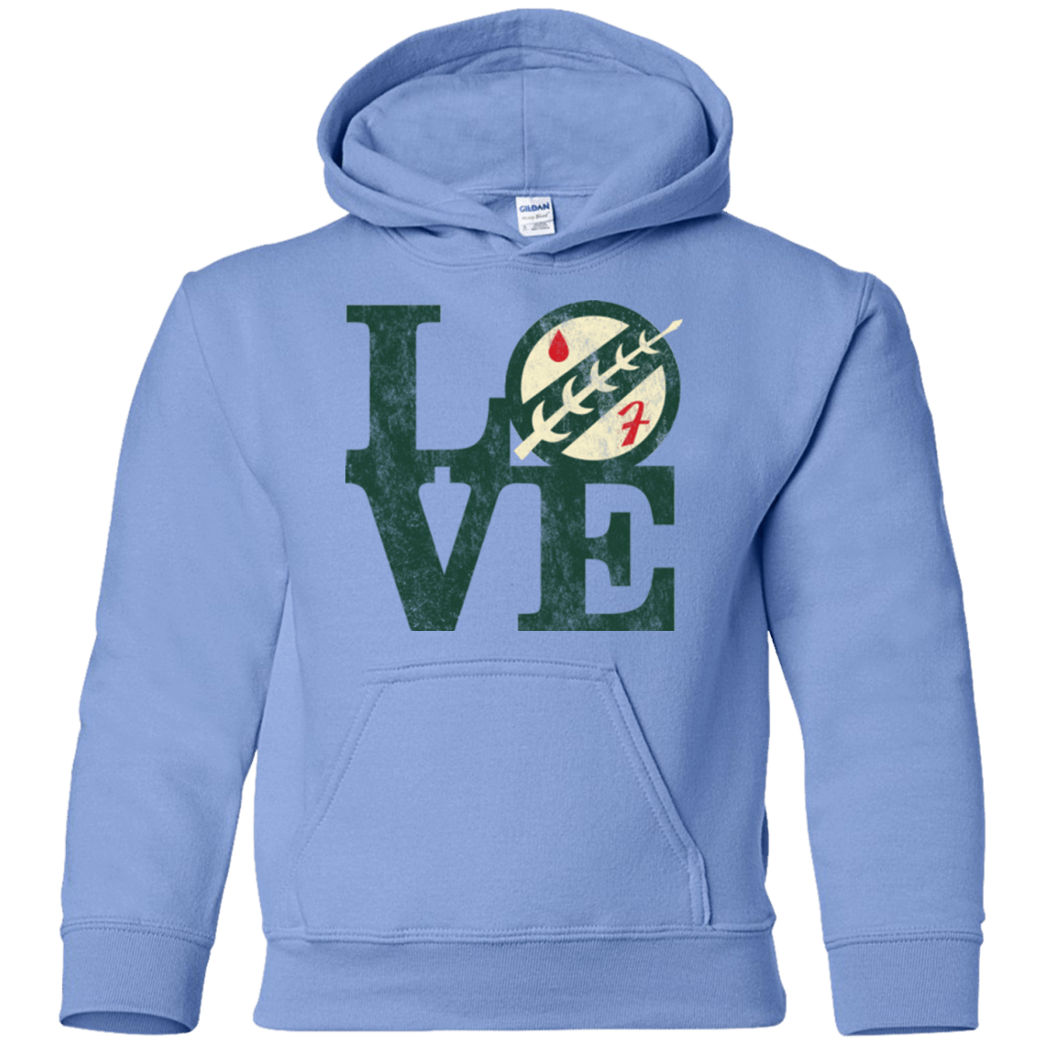 Sweatshirts Carolina Blue / YS LOVE Boba Youth Hoodie