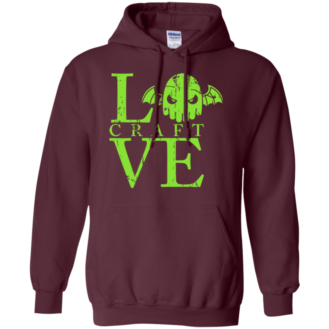Sweatshirts Maroon / Small Love craft Pullover Hoodie