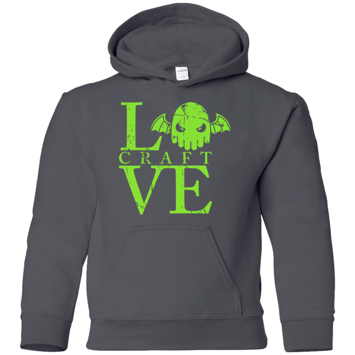 Sweatshirts Charcoal / YS Love craft Youth Hoodie