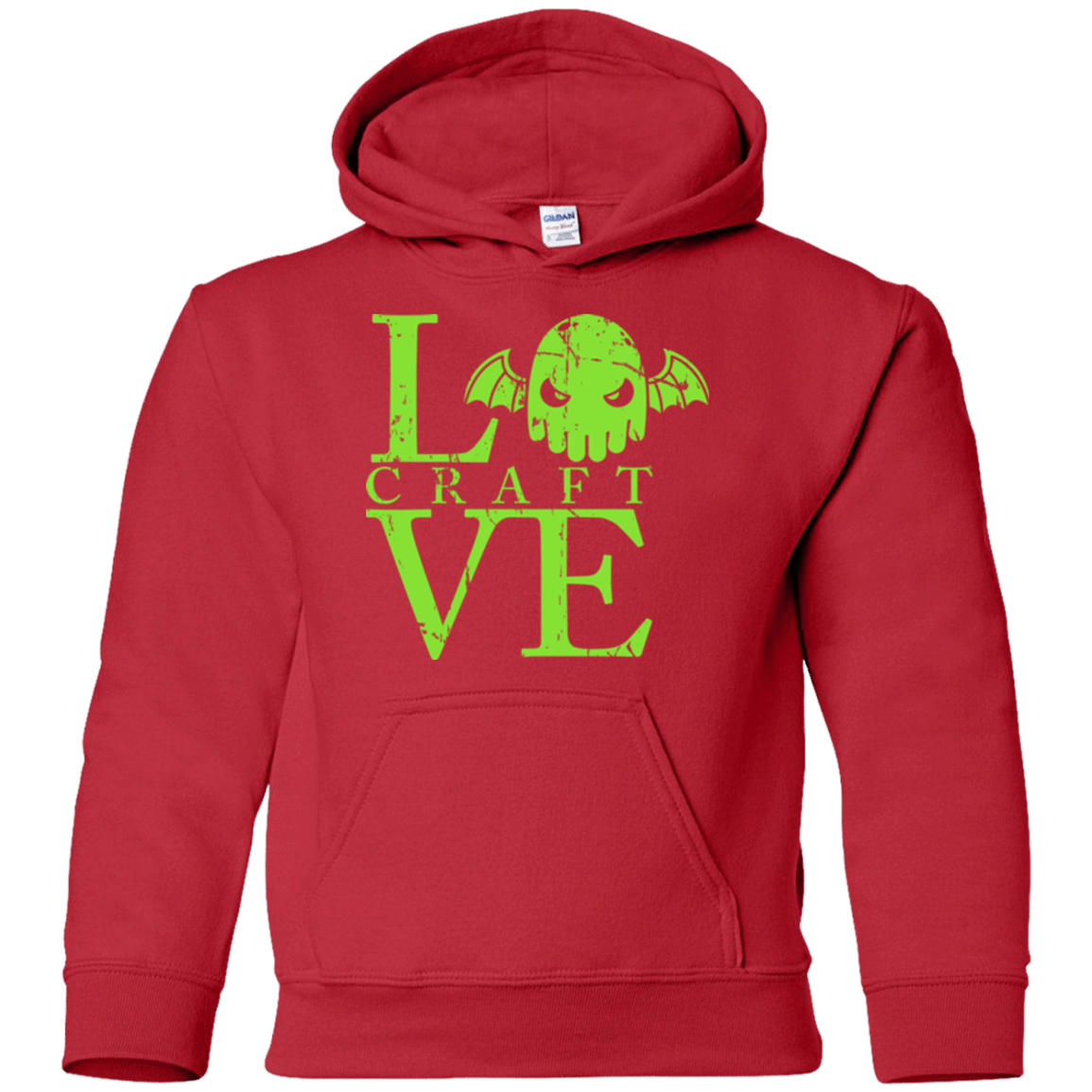 Sweatshirts Red / YS Love craft Youth Hoodie