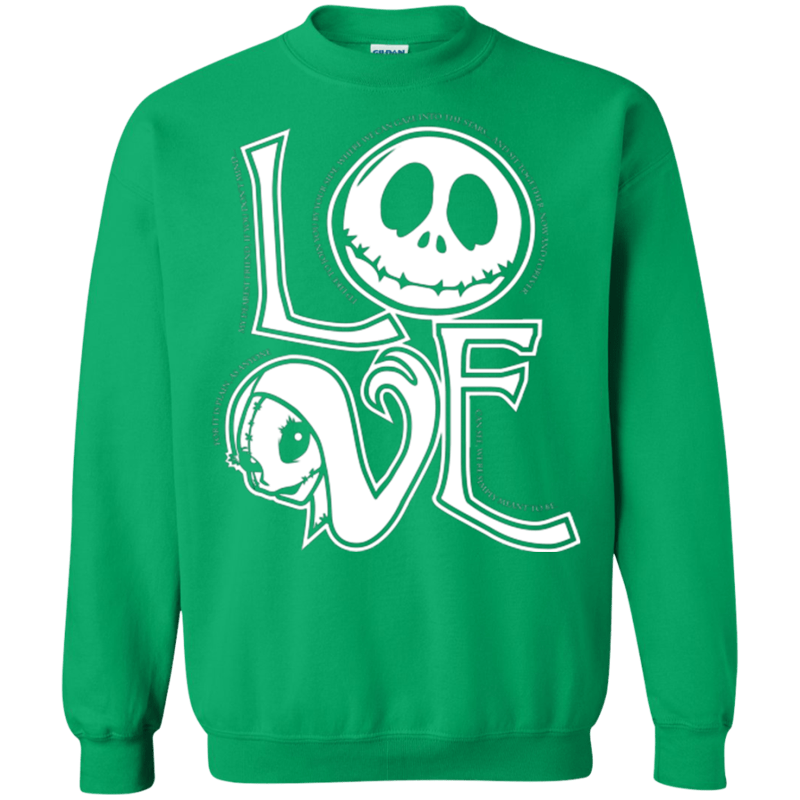Sweatshirts Irish Green / Small Love Crewneck Sweatshirt