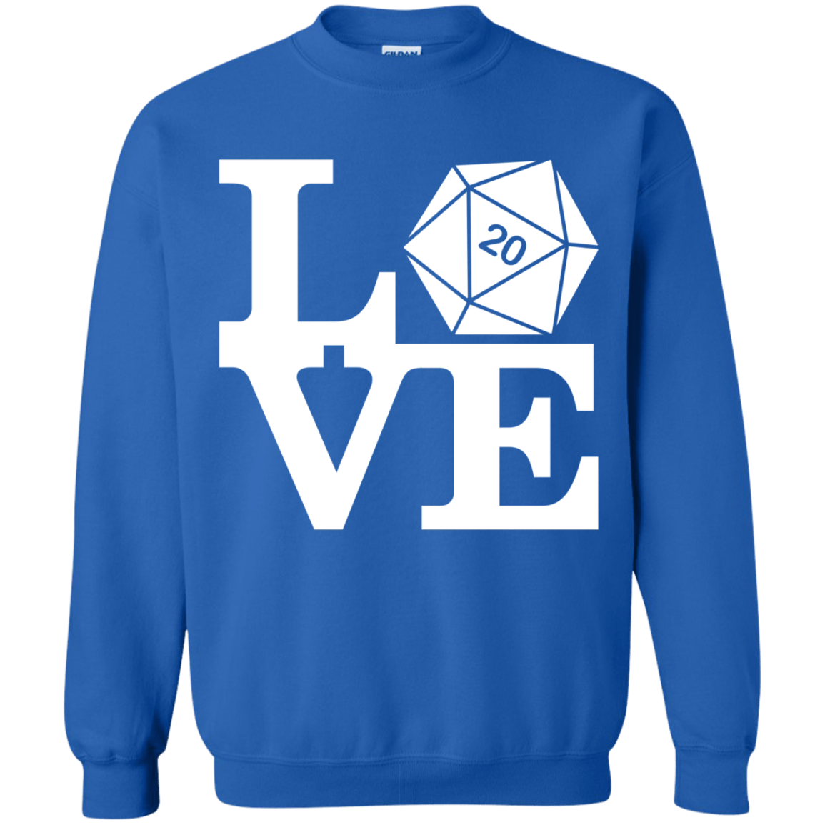 Sweatshirts Royal / Small Love D20 Crewneck Sweatshirt