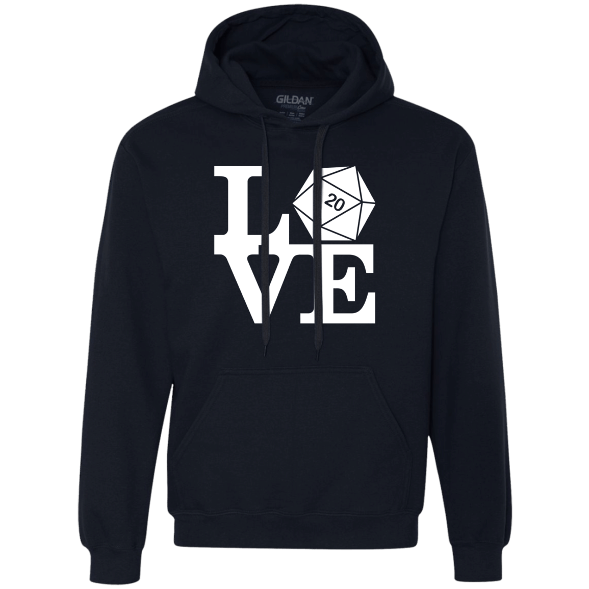 Sweatshirts Navy / Small Love D20 Premium Fleece Hoodie