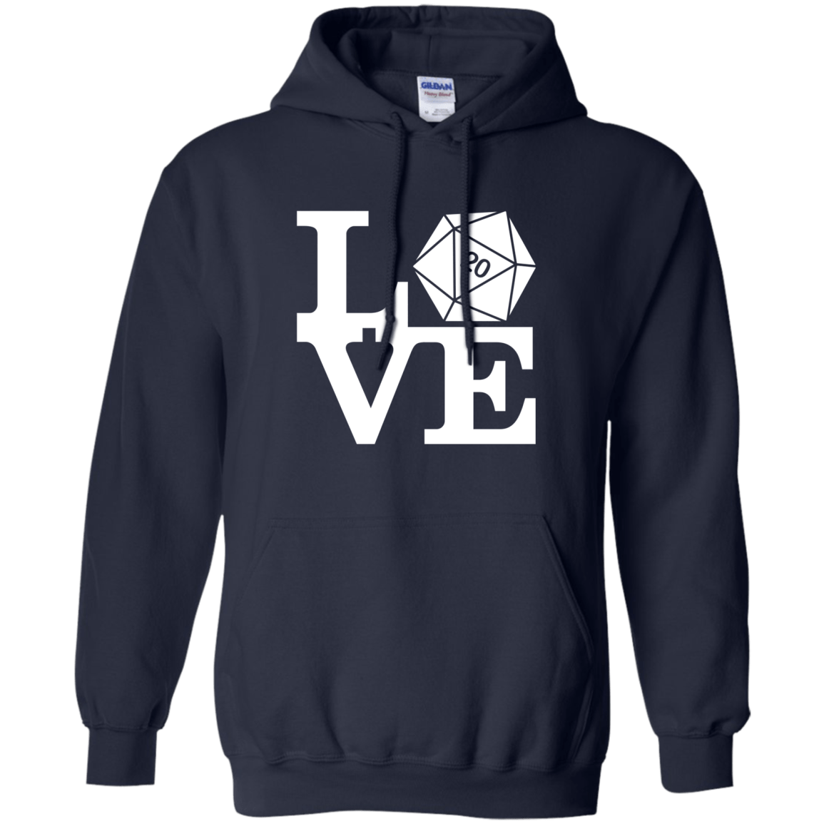 Sweatshirts Navy / Small Love D20 Pullover Hoodie