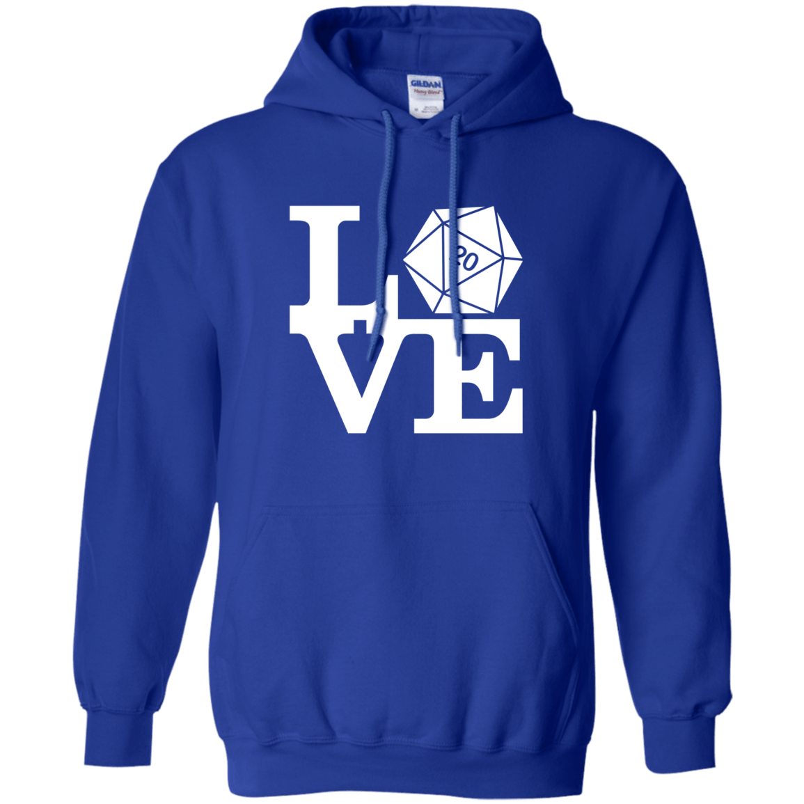 Sweatshirts Royal / Small Love D20 Pullover Hoodie