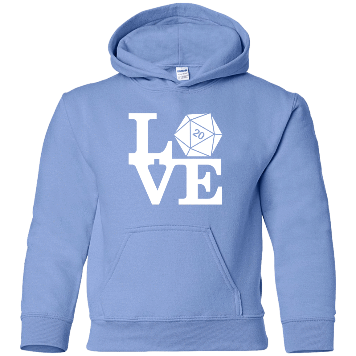 Sweatshirts Carolina Blue / YS Love D20 Youth Hoodie