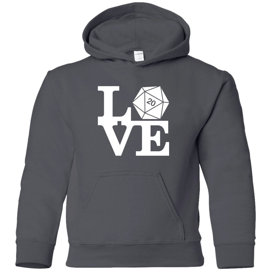 Sweatshirts Charcoal / YS Love D20 Youth Hoodie