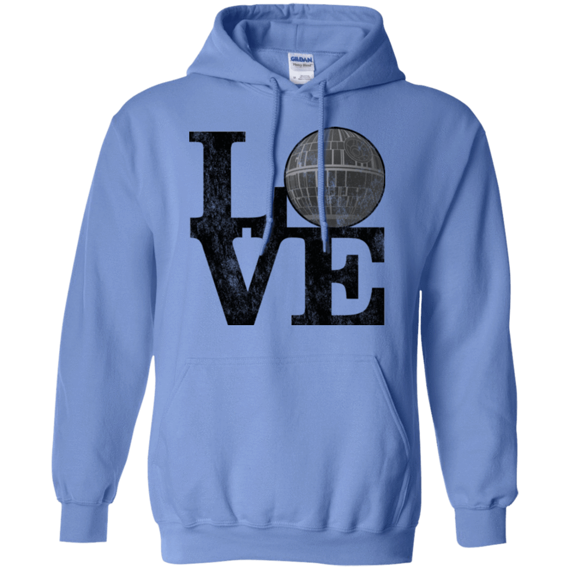 Sweatshirts Carolina Blue / Small LOVE Deathstar 1 Pullover Hoodie