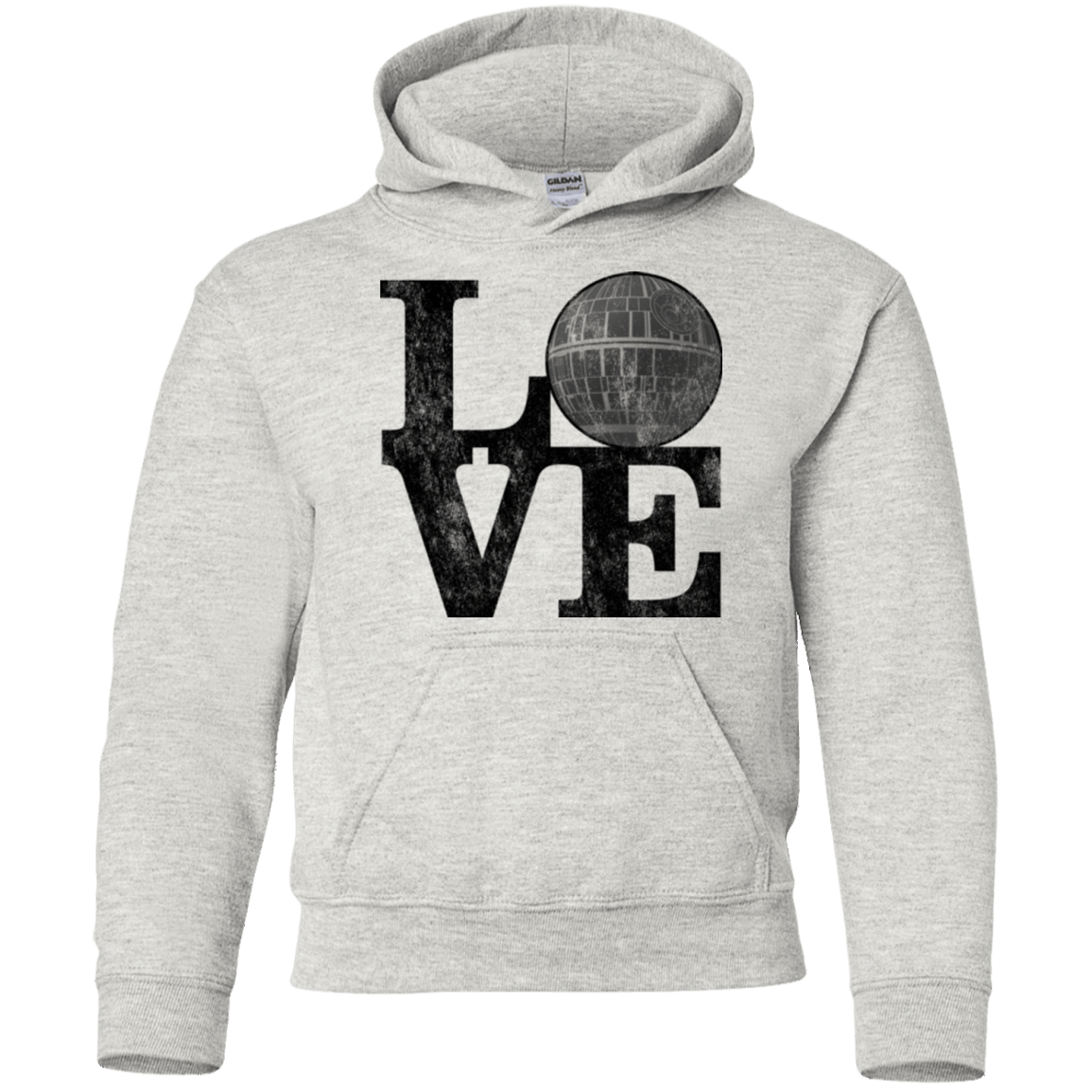 Sweatshirts Ash / YS LOVE Deathstar 1 Youth Hoodie