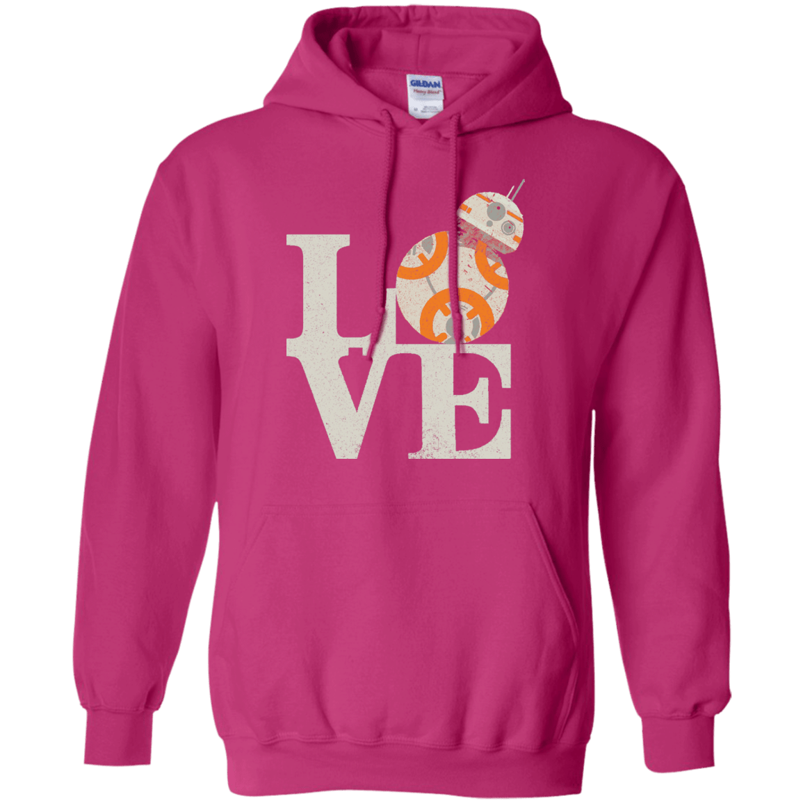 Sweatshirts Heliconia / Small Love Droids Pullover Hoodie