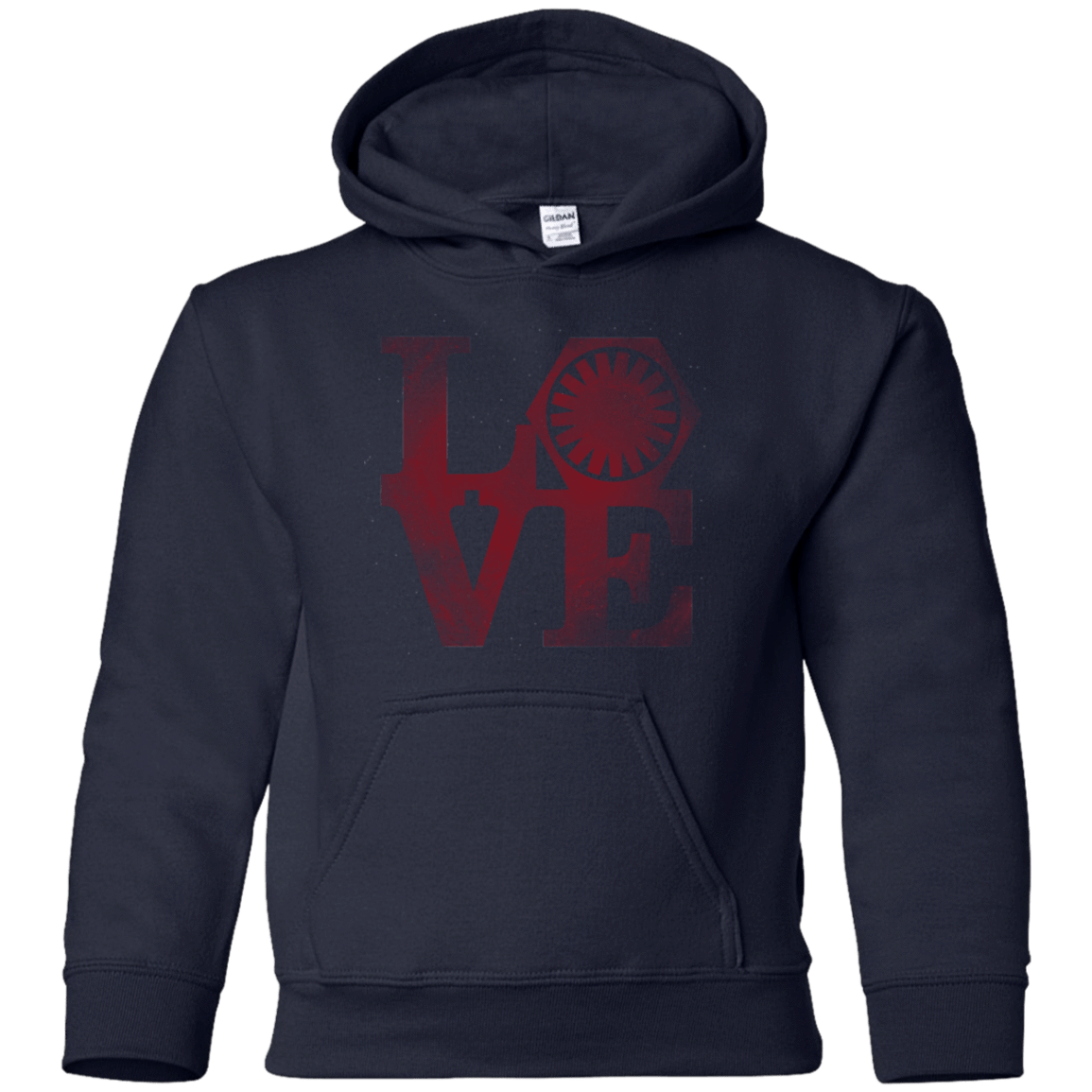 Sweatshirts Navy / YS LOVE First Order Youth Hoodie
