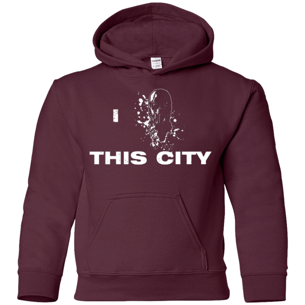 Sweatshirts Maroon / YS Love For The City Youth Hoodie