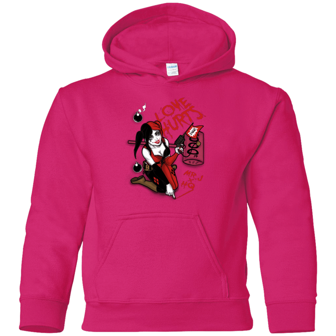 Sweatshirts Heliconia / YS Love Hurts Youth Hoodie