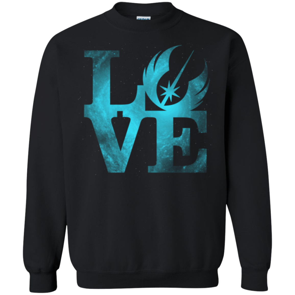 Sweatshirts Black / Small LOVE Jedi Crewneck Sweatshirt