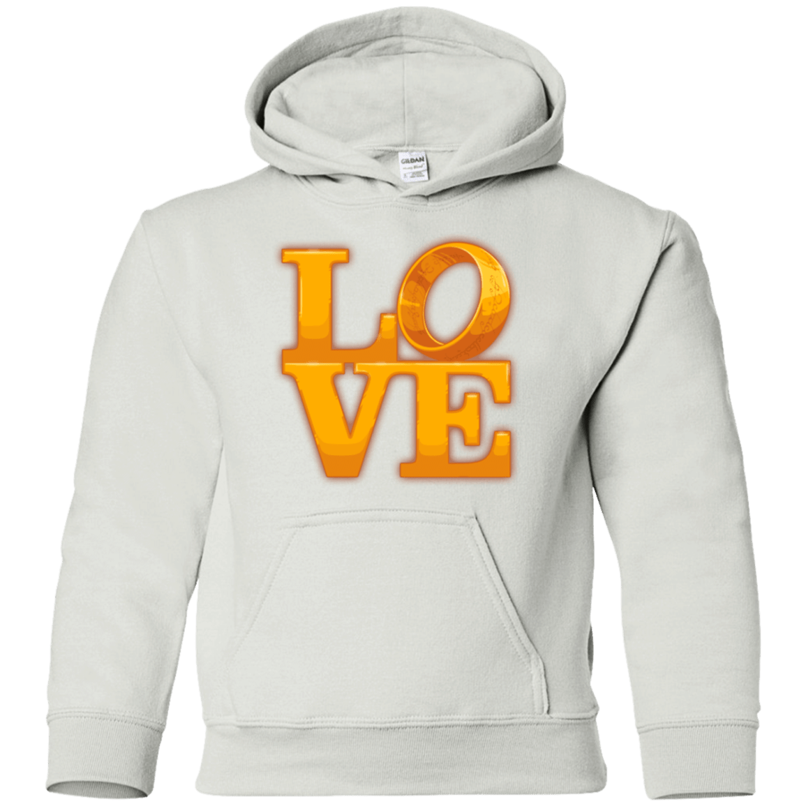 Sweatshirts White / YS LOVE Lotr Ring Youth Hoodie