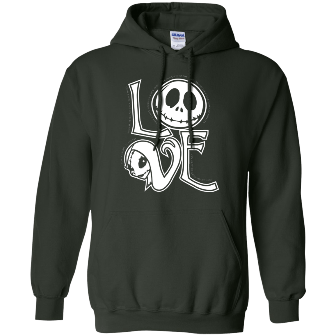 Sweatshirts Forest Green / Small Love Pullover Hoodie