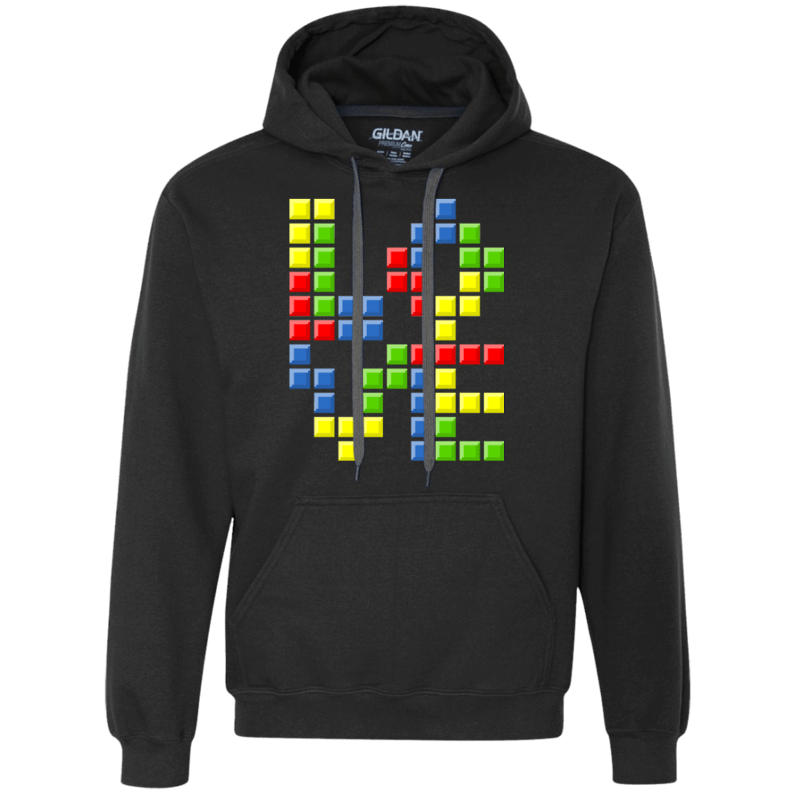 Sweatshirts Black / S Love Puzzles Premium Fleece Hoodie