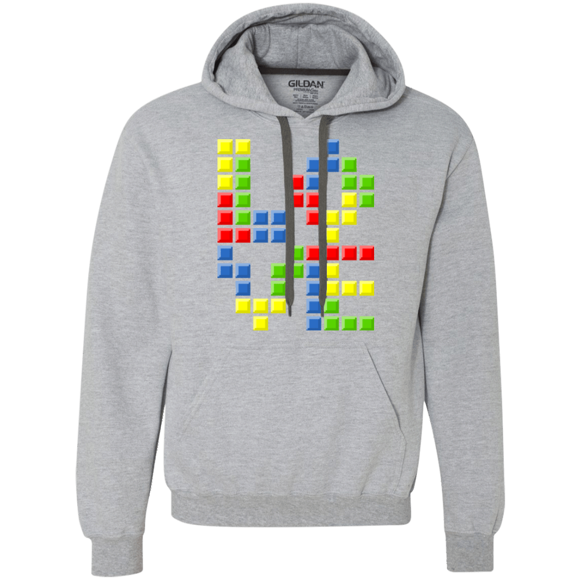 Sweatshirts Sport Grey / S Love Puzzles Premium Fleece Hoodie