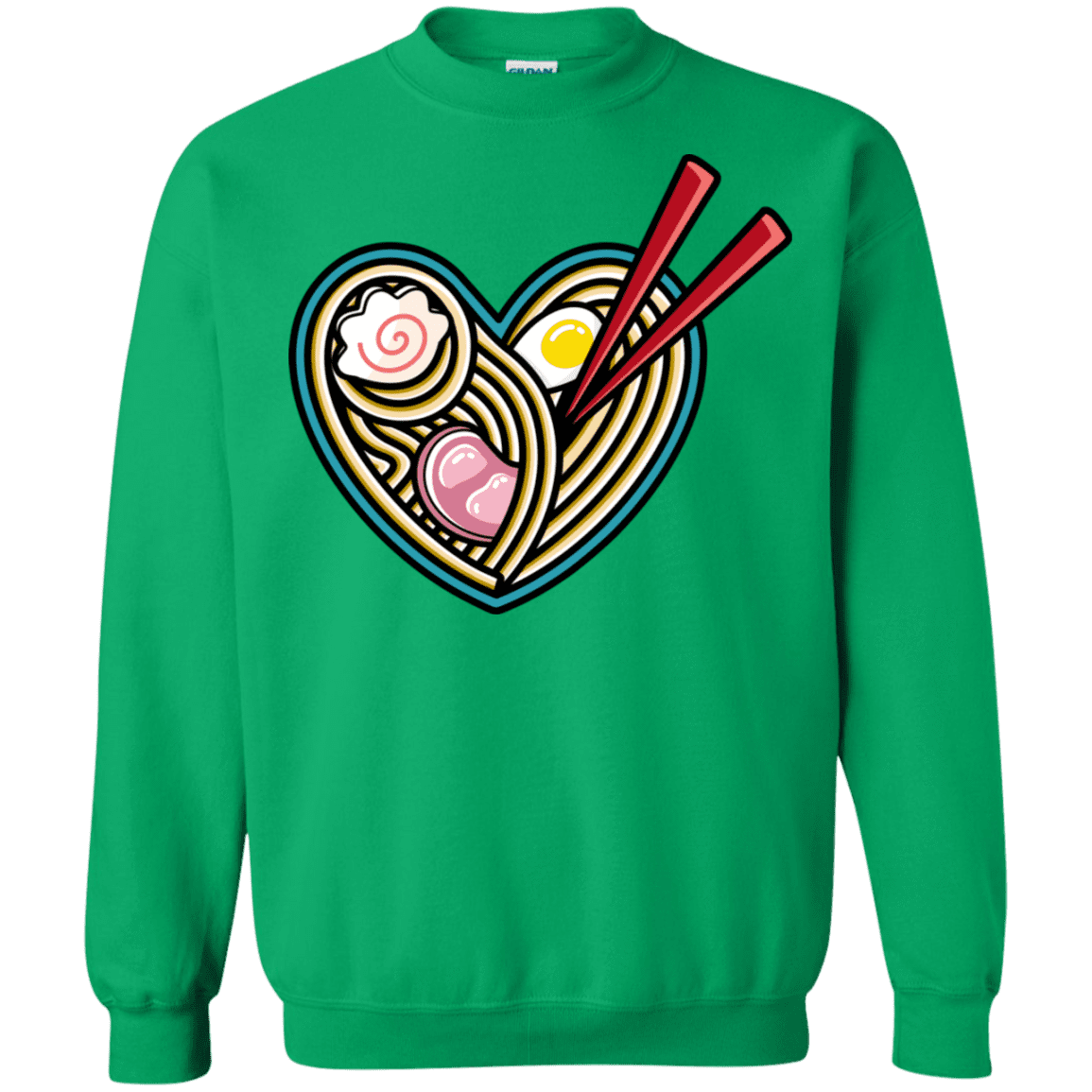 Sweatshirts Irish Green / S Love Ramen Crewneck Sweatshirt