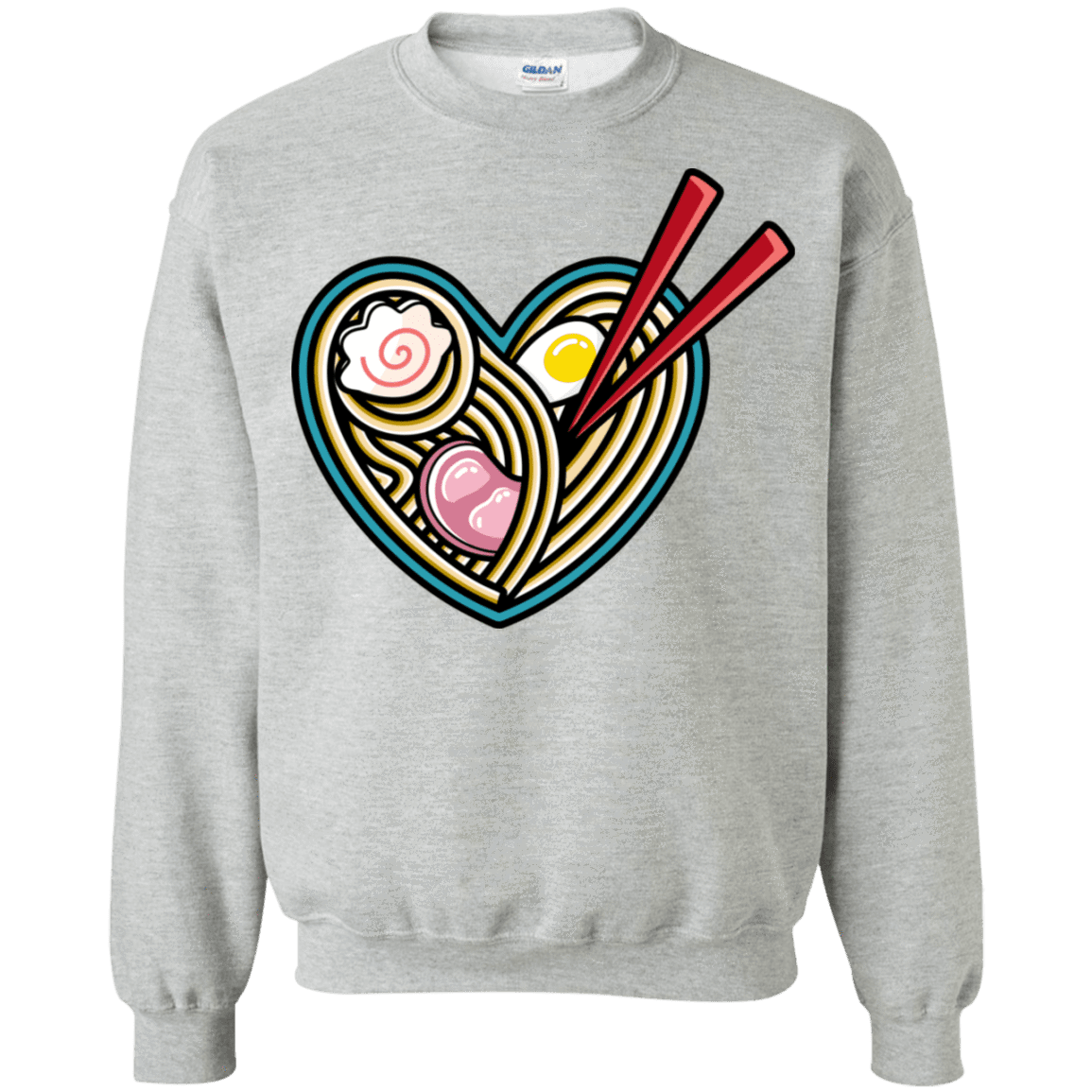Sweatshirts Sport Grey / S Love Ramen Crewneck Sweatshirt