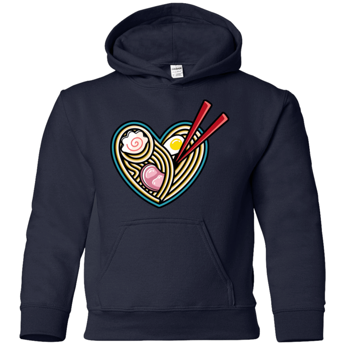 Sweatshirts Navy / YS Love Ramen Youth Hoodie