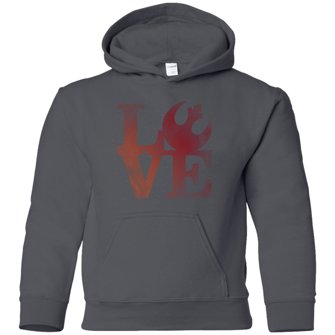 Sweatshirts Charcoal / YS LOVE Rebel Youth Hoodie