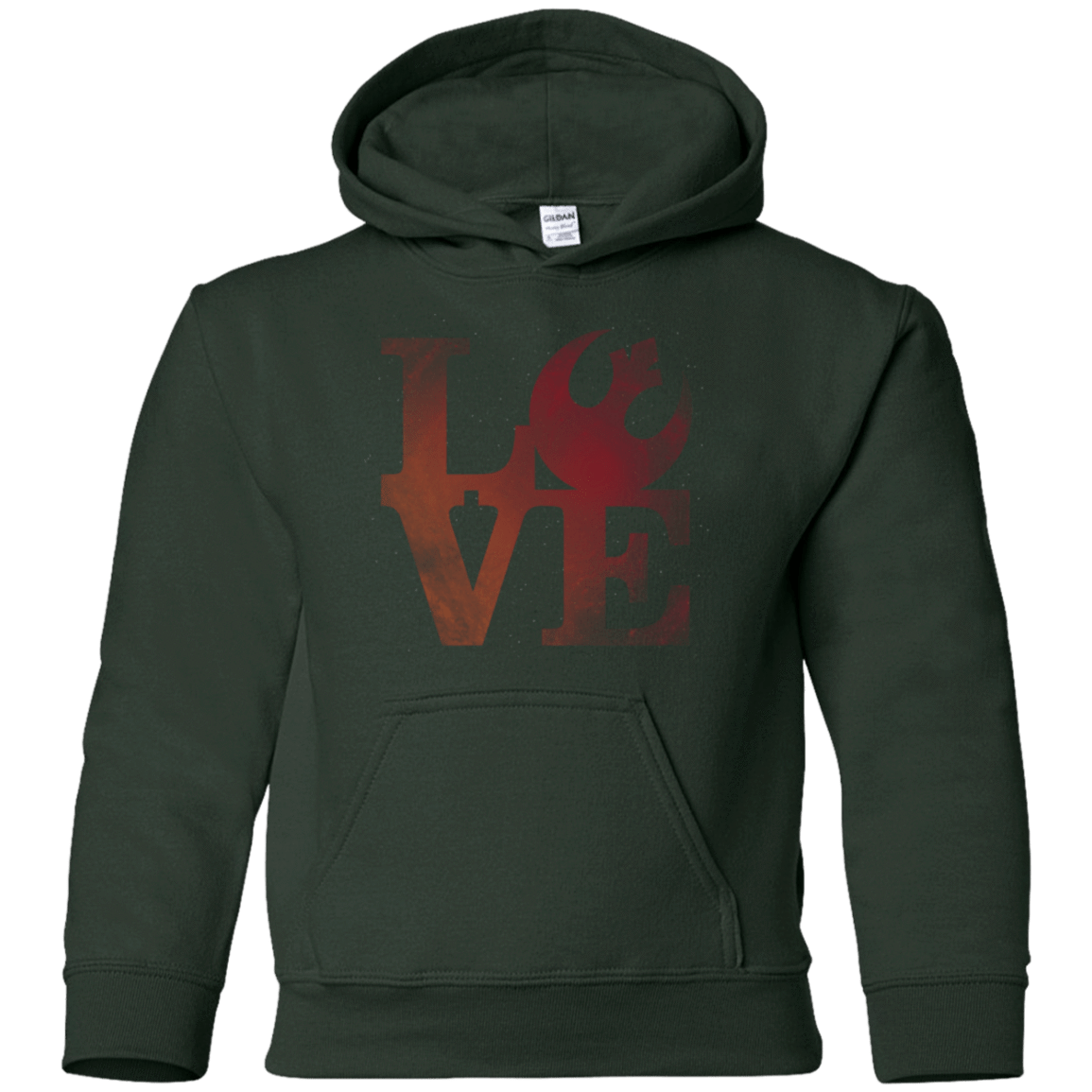 Sweatshirts Forest Green / YS LOVE Rebel Youth Hoodie