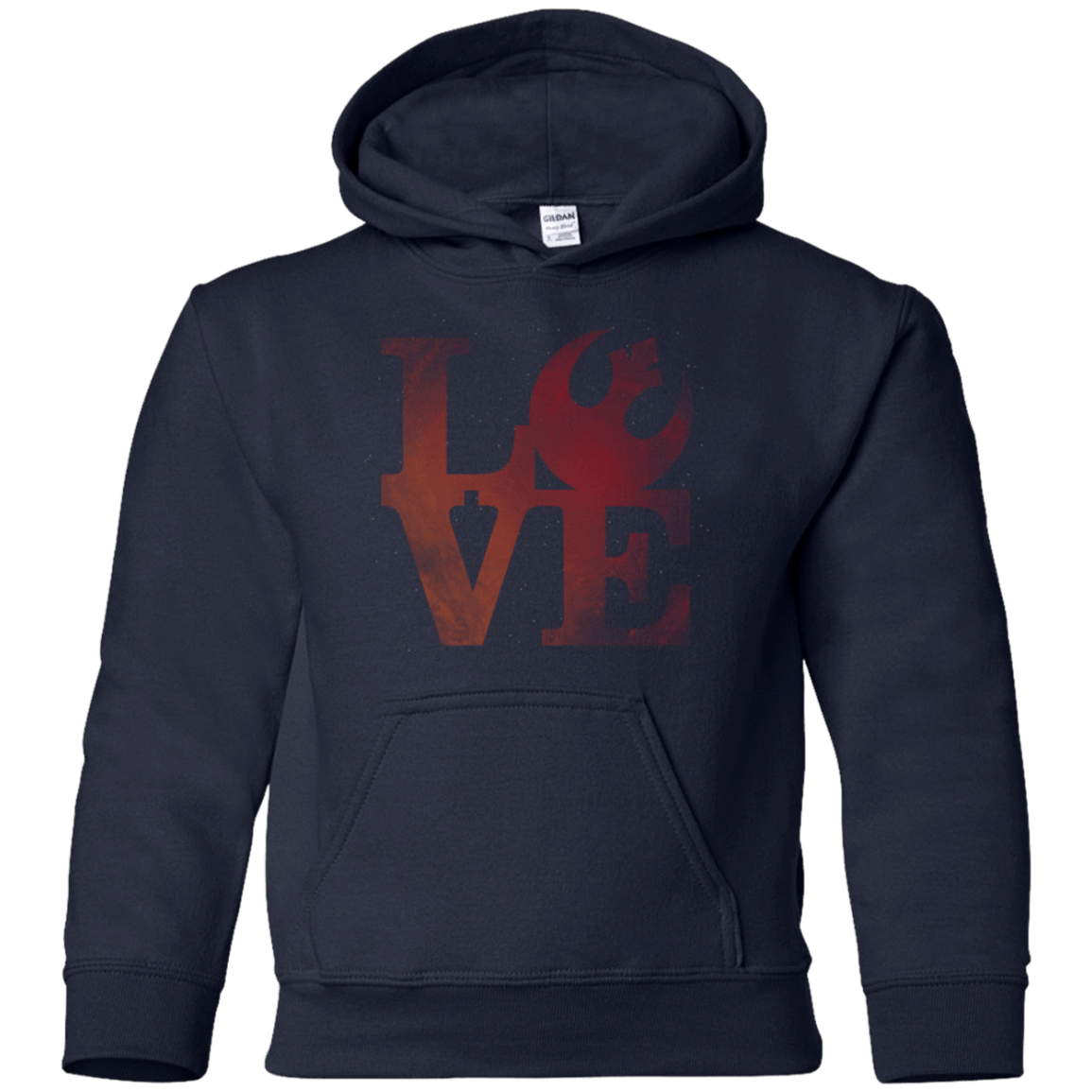 Sweatshirts Navy / YS LOVE Rebel Youth Hoodie