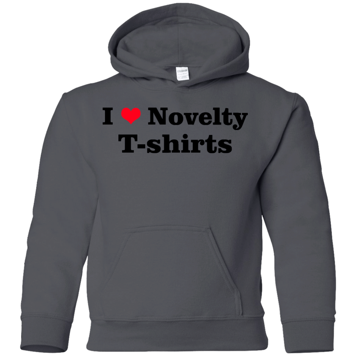 Sweatshirts Charcoal / YS Love Shirts Youth Hoodie