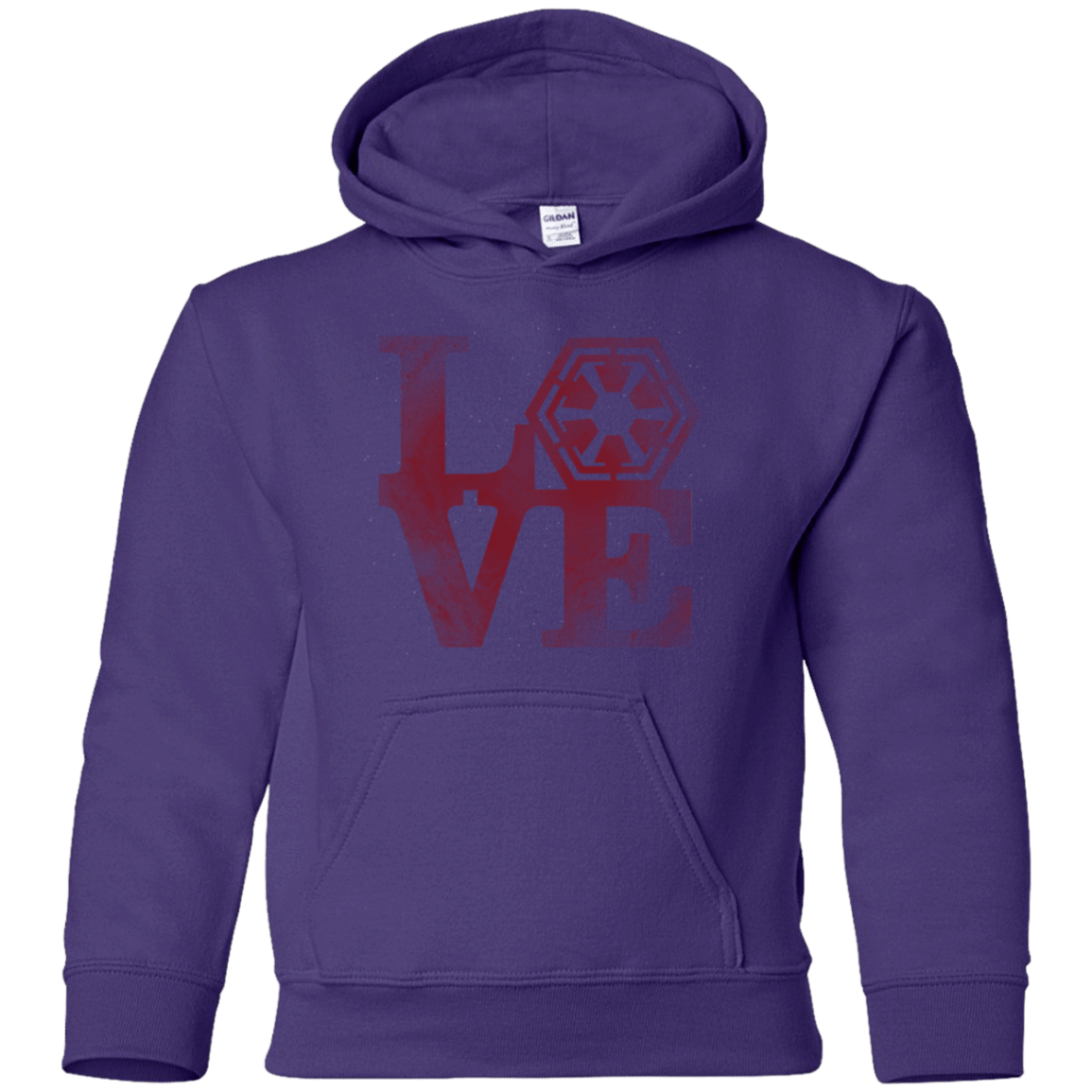 Sweatshirts Purple / YS LOVE Sith Youth Hoodie