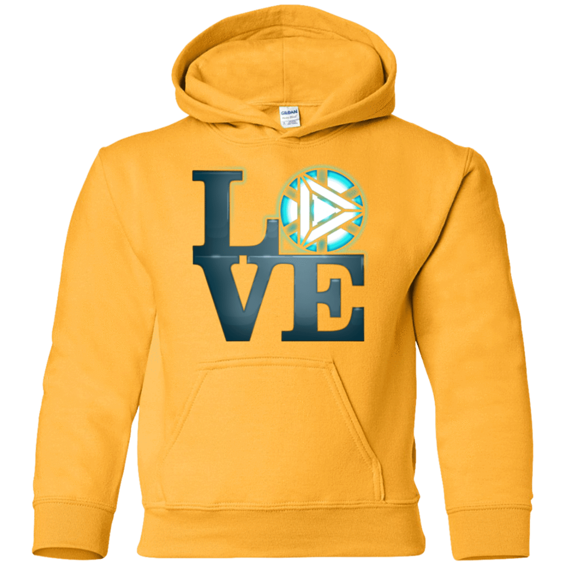 Sweatshirts Gold / YS Love Stark Youth Hoodie