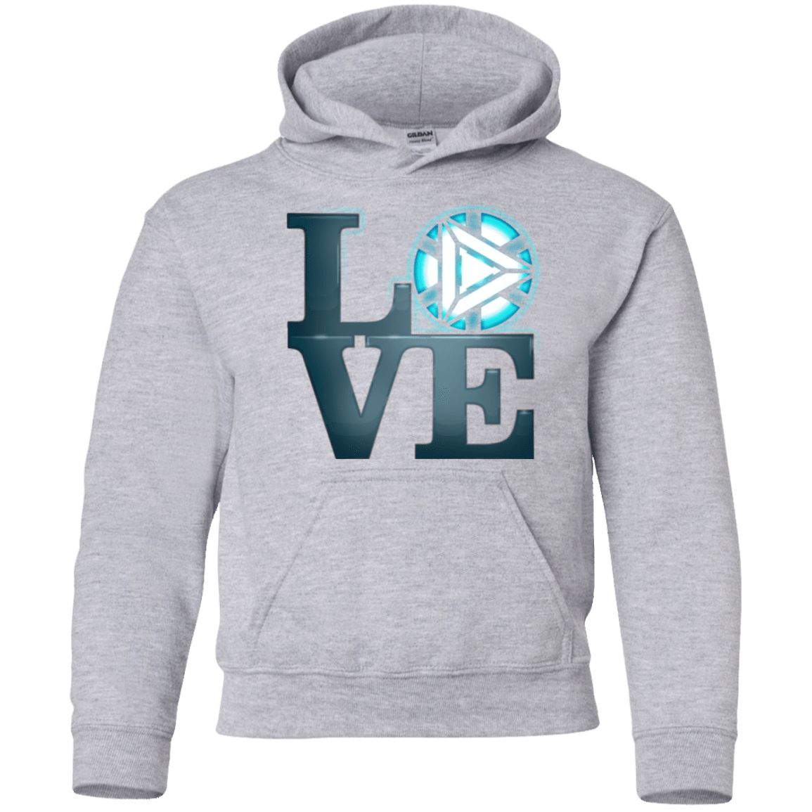 Sweatshirts Sport Grey / YS Love Stark Youth Hoodie
