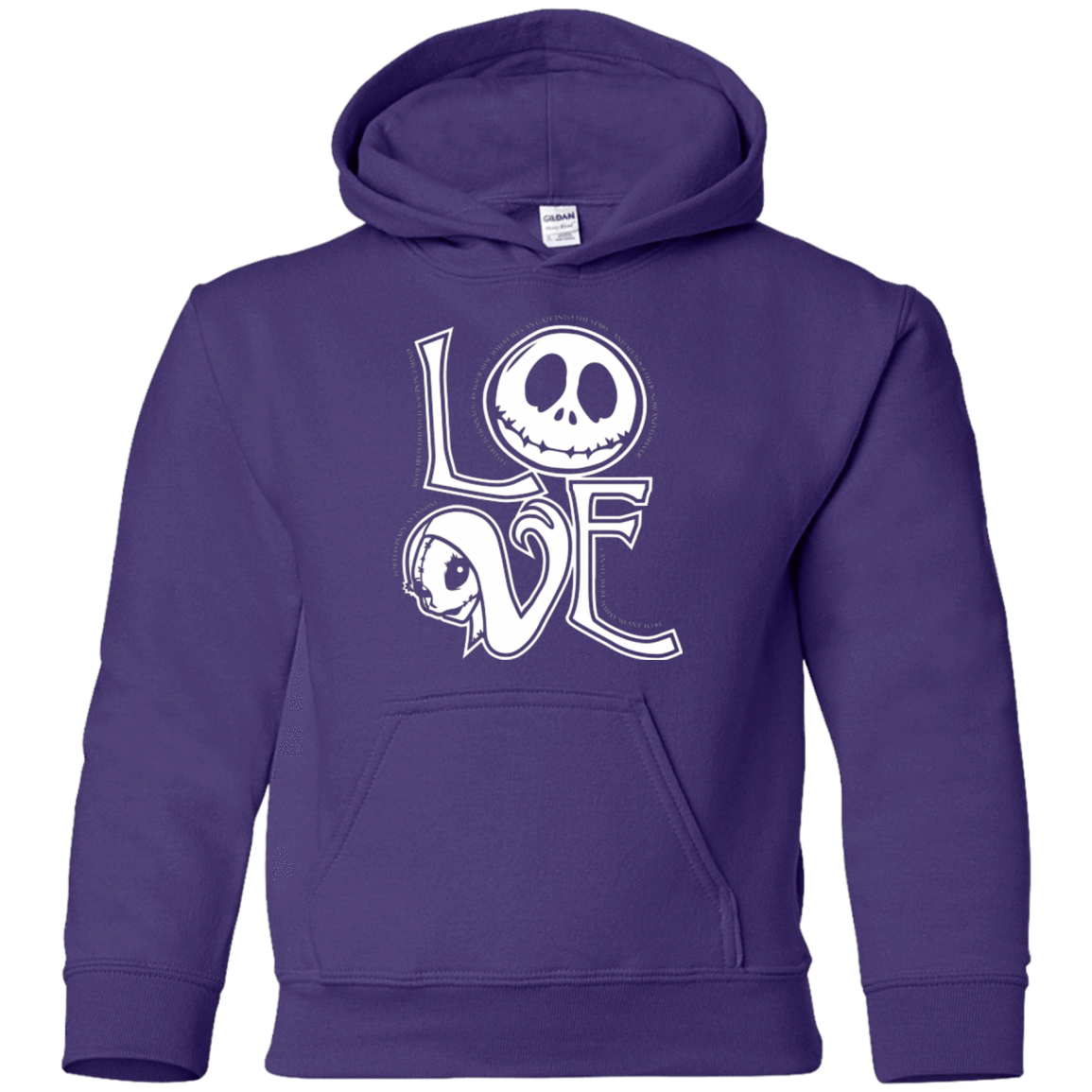 Sweatshirts Purple / YS Love Youth Hoodie