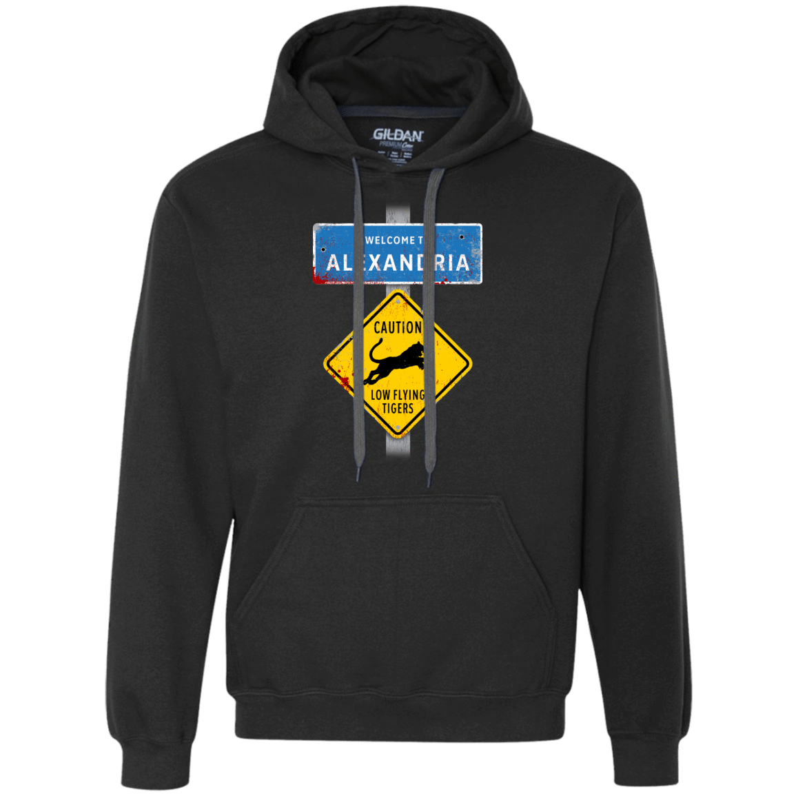 Sweatshirts Black / Small Low Flying Tigers Premium Fleece Hoodie